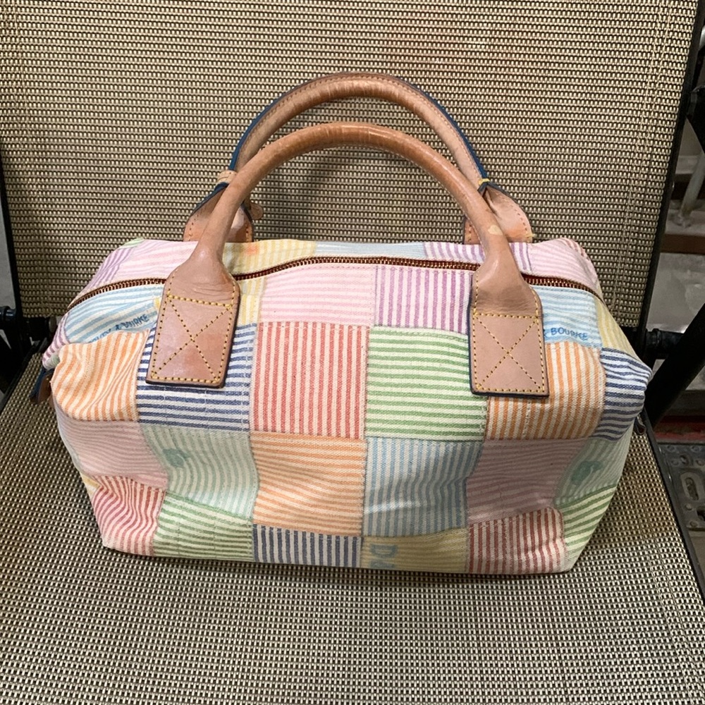 Dooney & Bourke striped patchwork bag - Picture 2 of 9
